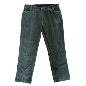Columbia Men’s Green Corduroy Omni-Shade Pants, 40  Waist